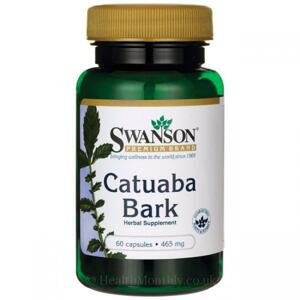 Swanson Catuaba Bark (Katuaba kôra), 465 mg 60 kapsúl
