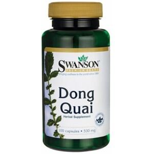 Swanson Dong Quai (angelika čínska), 530 mg, 100 kapsúl