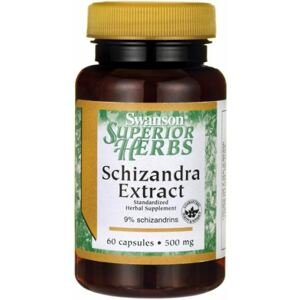 Swanson Schizandra Extract, 500 mg, 60 kapsúl