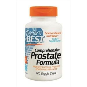 Doctor's Best Comprehensive Prostate Formula with Seleno Excell, 120 rastlinných kapsúl