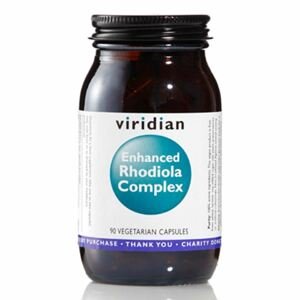 Viridian Enhanced Rhodiola Complex 90 kapsúl (Rozchodnica ružová s adaptogénmi)