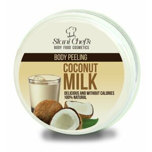 Hristina - Přírodní tělový peeling kokosové mléko na bázi mořské soli, 250 ml