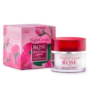 Rose of Bulgaria - Noční pleťový krém z růžové vody, 50 ml