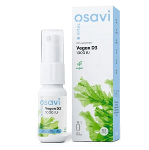 Osavi - Vegan Vitamin D3 (1000IU), ústní sprej, 12,5 ml