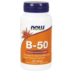 NOW® Foods NOW Vitamin B-50 Complex, 100 tablet