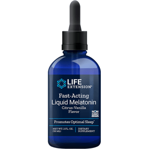 Life Extension Fast-Acting Liquid Melatonin (tekutý melatonín), vanilka, 59 ml