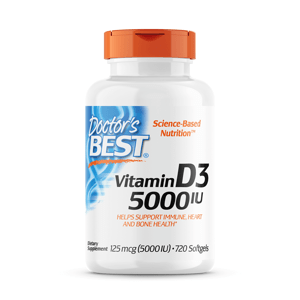 Doctor's Best Doctor’s Best Vitamín D3, 5000 IU, 720 kapsúl