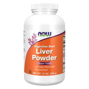 NOW® Foods NOW Liver powder, Argentive beef (podpora jater), 340 g
