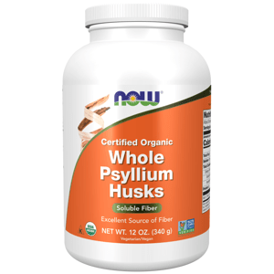 NOW® Foods NOW Whole Psyllium Husks (vláknina) Powder, 340 g