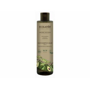 Ecolatiér - 2v1 šampon a balzám na vlasy, avokádo, 350 ml
