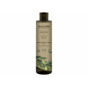 Ecolatiér - 2v1 šampon a balzám na vlasy, oliva, 350 ml
