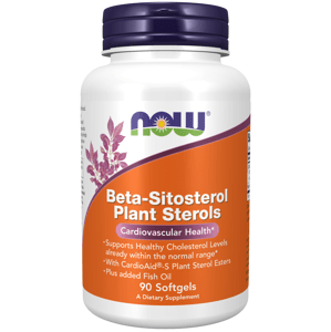 NOW® Foods NOW Beta-Sitosterol Plant Sterols (optimalizáca cholesterolu), 90 softgélových kapsúl