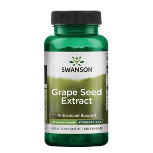 Swanson Grape Seed Extract (extrakt z hroznových jader) 50 mg, 120 kapslí