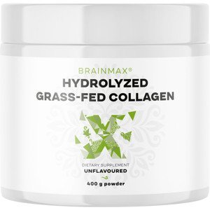 BrainMax Hydrolyzovaný Kolagén, Grass-fed Collagen, 400 g