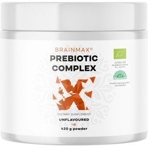 BrainMax Prebiotic Complex, prebiotická zmes, BIO, 420 g *CZ-BIO-001 certifikát