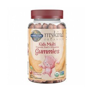 Garden of life Mykind Multivitamin Kids gummy Cherry, multivitamín pro děti, třešeň, 120 gumových bonbónů