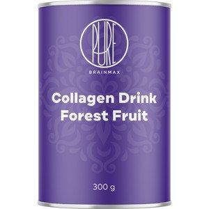 BrainMax Pure Collagen Drink, kolagén nápoj, lesné ovocie 300 g Kolagén nápoj s príchuťou lesného ovocia