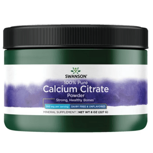 Swanson Calcium Citrate Powder (Vápník Citrát prášek), 350 mg, 227 g