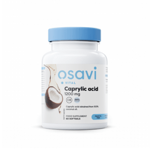 Osavi Caprylic acid, 1200 mg, 60 kapslí