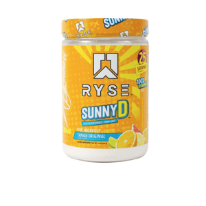 RYSE SunnyD Pre-Workout, Tandy Original, předtréninkový nápoj v prášku, 280 g Předtréninkový nápoj v prášku