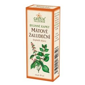 Grešík Mátové žaludeční bylinné kapky 50 ml
