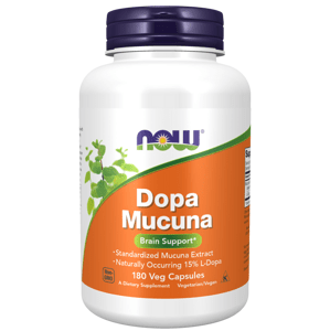 NOW® Foods NOW DOPA Mucuna, 180 rastlinných kapsúl