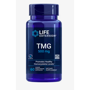 Life Extension TMG (Trimethylglycin), 500 mg, 60 kapslí