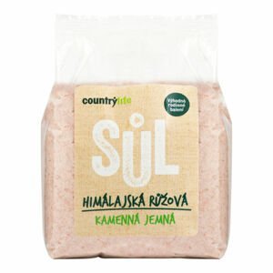 CountryLife Himalájska soľ ružová jemná, 0,5 kg