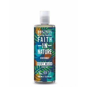 Faith in Nature prírodný sprchový gél - kokos, 400 ml