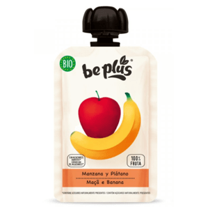 Be Plus - BIO kapsička jablko a banán, 100 g