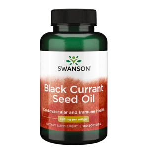 Swanson Black Currant Seed Oil (olej zo semien čiernych ríbezlí) 500 mg, 180 kapsúl