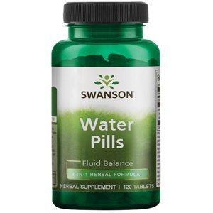 Swanson Water pills (optimalizácia vody v tele), 120 tabliet