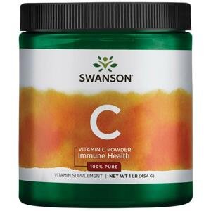 Swanson Vitamin C Prášek, 100% Čistá forma, 454g  / 07/2022 Expirace 07/2022