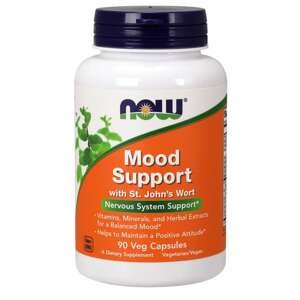 NOW® Foods NOW Mood Support s ľubovníkom (podpora nálady) 90 rastlinných kapsúl