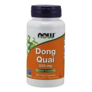 NOW® Foods NOW Dong Quai (Angelika čínska), 520 mg, 100 rastlinných kapsúl