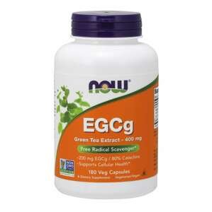 NOW® Foods NOW Extrakt zeleného čaju s EGCg, 400 mg, 180 rastlinných kapsúl