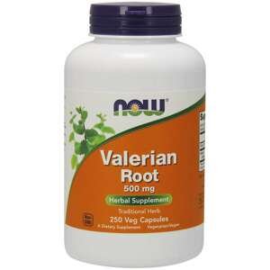 NOW® Foods NOW Valerian Root (kozlík lekársky), 250 rastlinných kapsúl