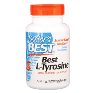Doctor's Best Best L-Tyrosine, 500 mg, 120 kapsúl