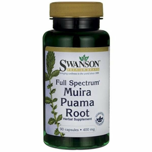 Swanson Muira Puama - koreň, 400 mg, 90 kapsúl