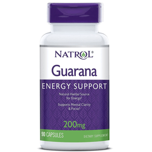 Natrol Guarana 200 mg, 90 kapslí