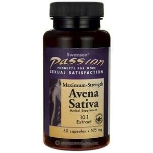 Swanson Avena Sativa Extract (extrakt z ovsa siateho), 575 mg, 60 kapsúl