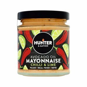 HUNTER & GATHER avokádová majonéza s chipotle chilli papričkou a limetkou, 175 g