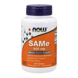 NOW® Foods NOW SAMe (S-adenosylmethionin), 400 mg, 60 tabliet