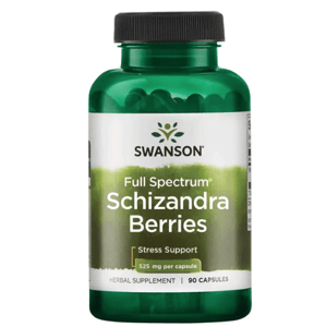 Swanson Full Spectrum Schisandra Berries, 525 mg, 90 kapslí