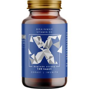 BrainMax Vitamín D3 5000 IU, 120 kapsúl