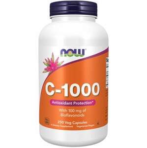 NOW® Foods NOW Vitamín C-1000 s bioflavonoidmi, 250 rastlinných kapsúl