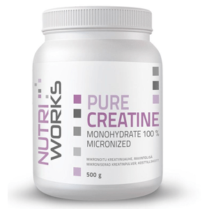 NutriWorks Pure Creatine Monohydrate (Kreatin monohydrát), 500g