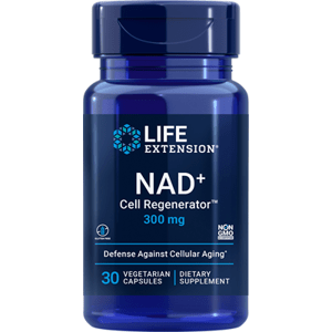 Life Extension NAD+ Cell Regenerator, NIAGEN®, 300 mg, 30 rastlinných kapsúl