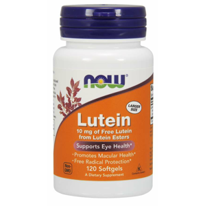 NOW® Foods NOW Lutein 10 mg (zdraví očí), 120 softgel kapslí