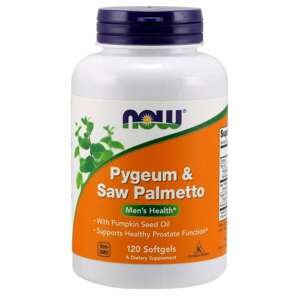 NOW® Foods NOW Pygeum (Slivka africká) & Saw Palmetto (Serenoa plazivá), 120 softgélových kapsúl